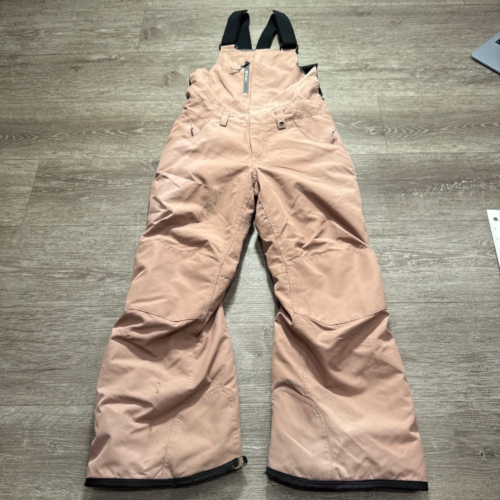 686 Bib Pants Girls Small Pink Sierra Insulated Performance Snowboard Ski Youth